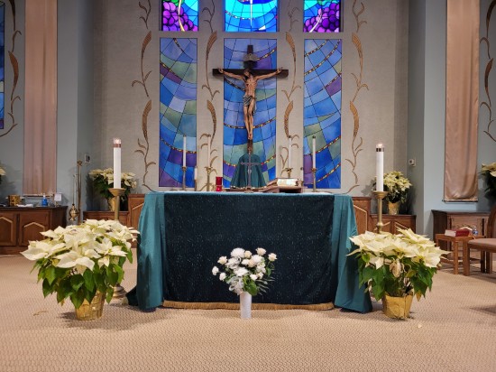 St. Catherine of Siena Altar Graphic